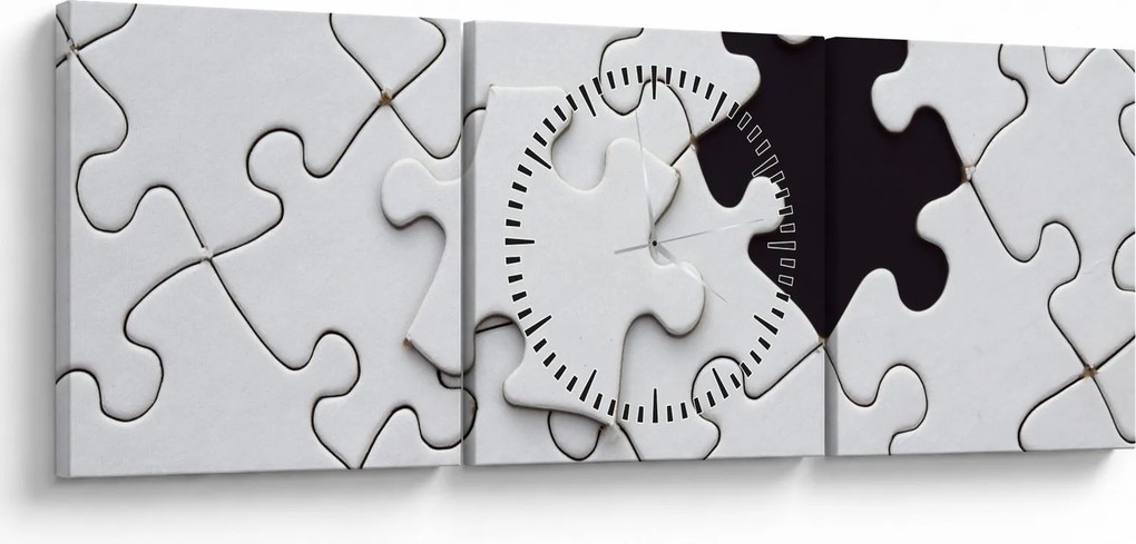 Obraz puzzle (s hodinami) (90x30 cm)