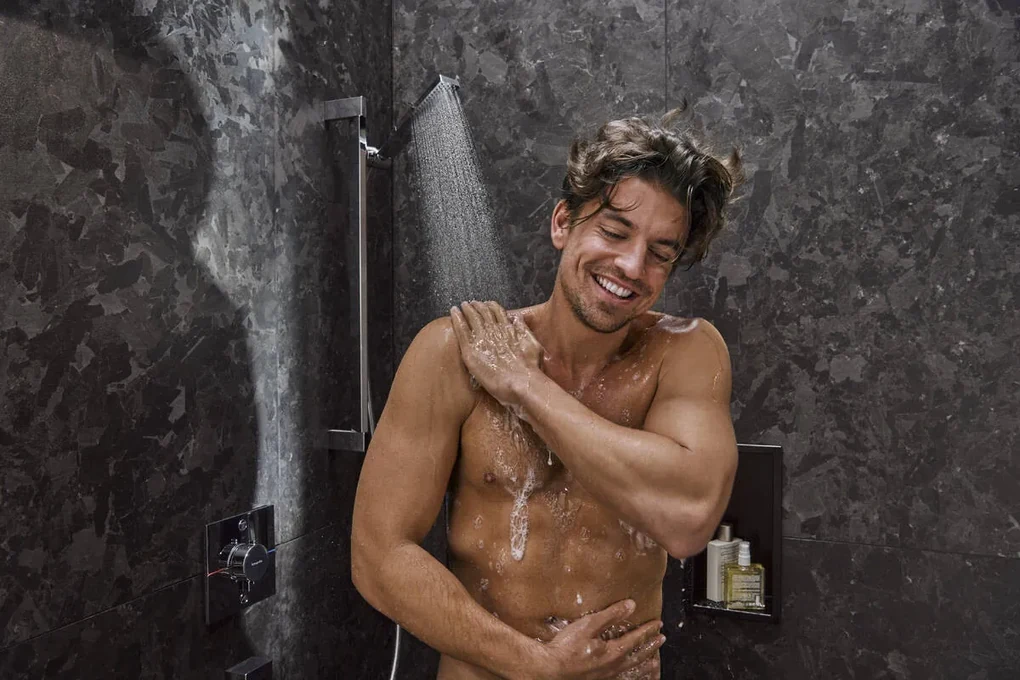 Hansgrohe Pulsify E, tyčová ručná sprcha 100 1jet EcoSmart+, chrómová, HAN-24321000