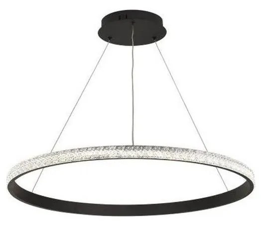 LED Stmievateľný luster na lanku LED/55W/230V 3000-6500K + diaľkové ovládanie