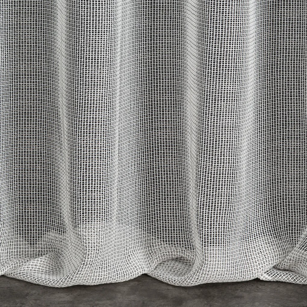 ZÁCLONA NA PÁSKE KIM 2 140X300 CM STRIEBORNÁ