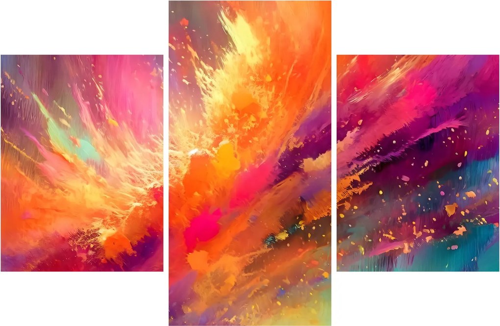 Obraz - Dynamická abstrakcia (90x60 cm)
