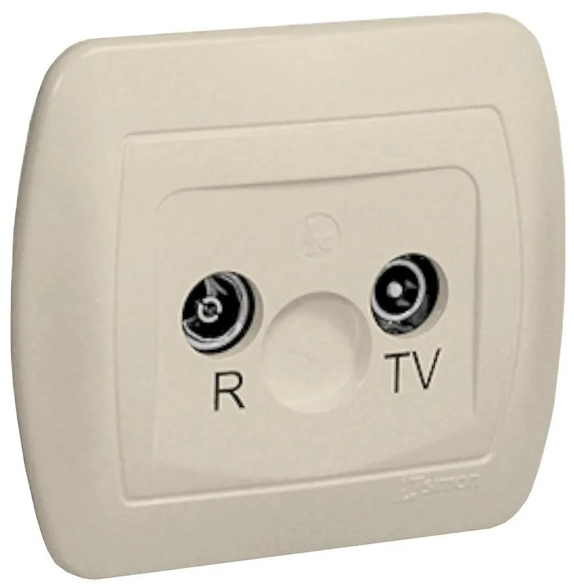 AAK Zásuvka R TV béžová