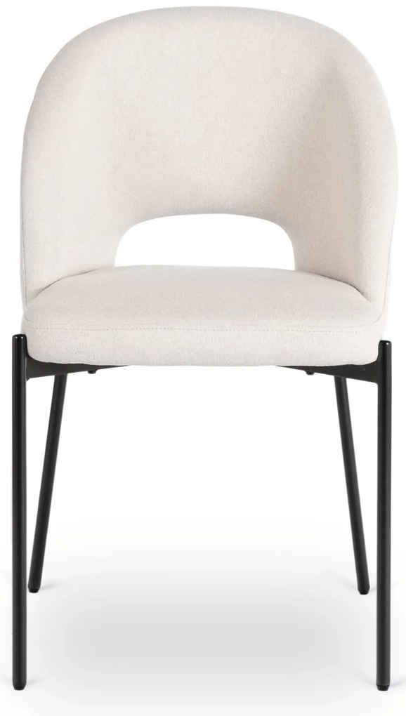 PROXIMA.store - Čalúnená glamour stolička BROS FARBA: čierna