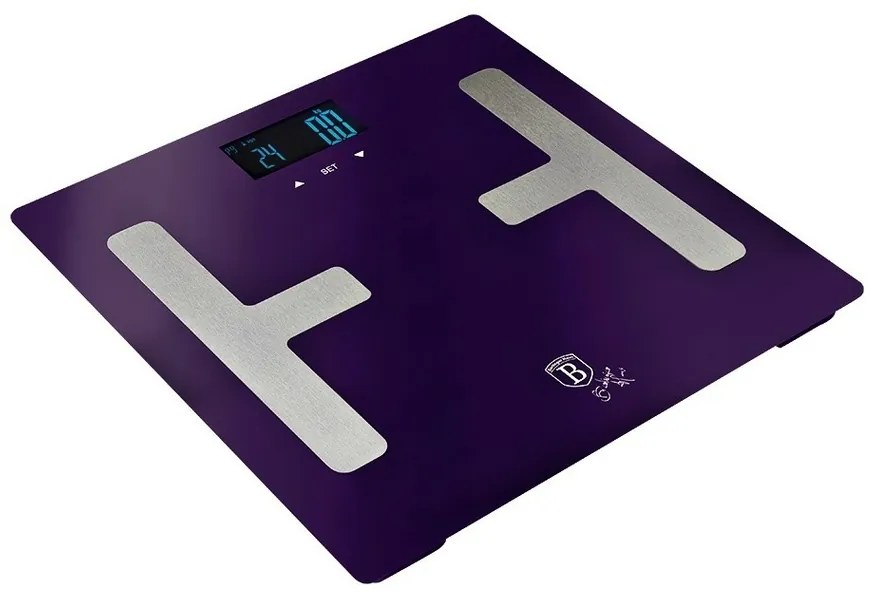 Berlinger Haus Osobná váha Smart s telesnou analýzou Purple Metallic Line, 150 kg