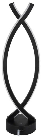 Globo 58457S - LED stmievateľná dotyková stolná lampa HELA LED/1W/3,7V čierna