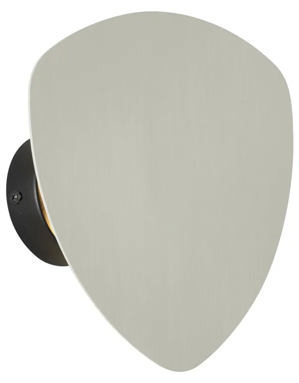 Dizajnové nástenné svietidlo béžové organické 20 cm 2-svetlá - Pulley