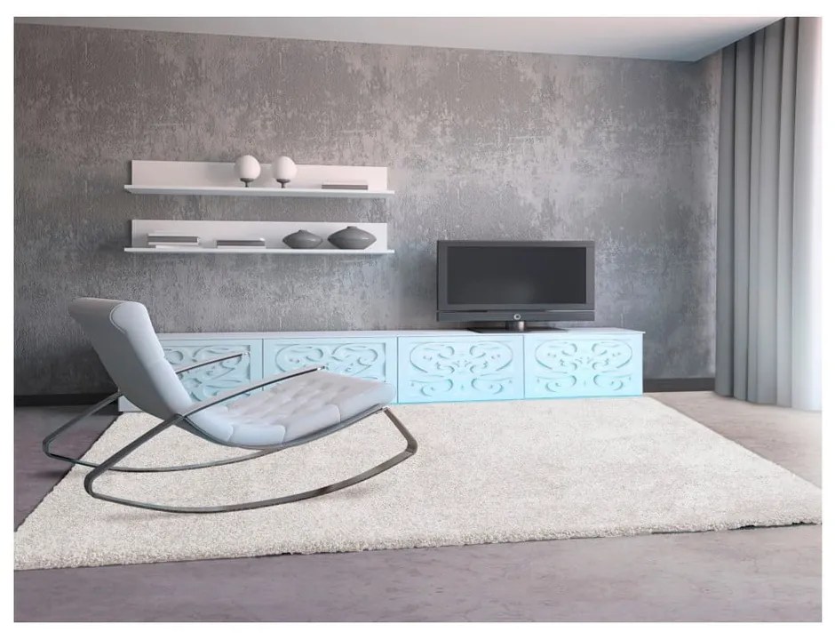 Svetlý béžový koberec Universal Aqua Liso, 67 x 125 cm