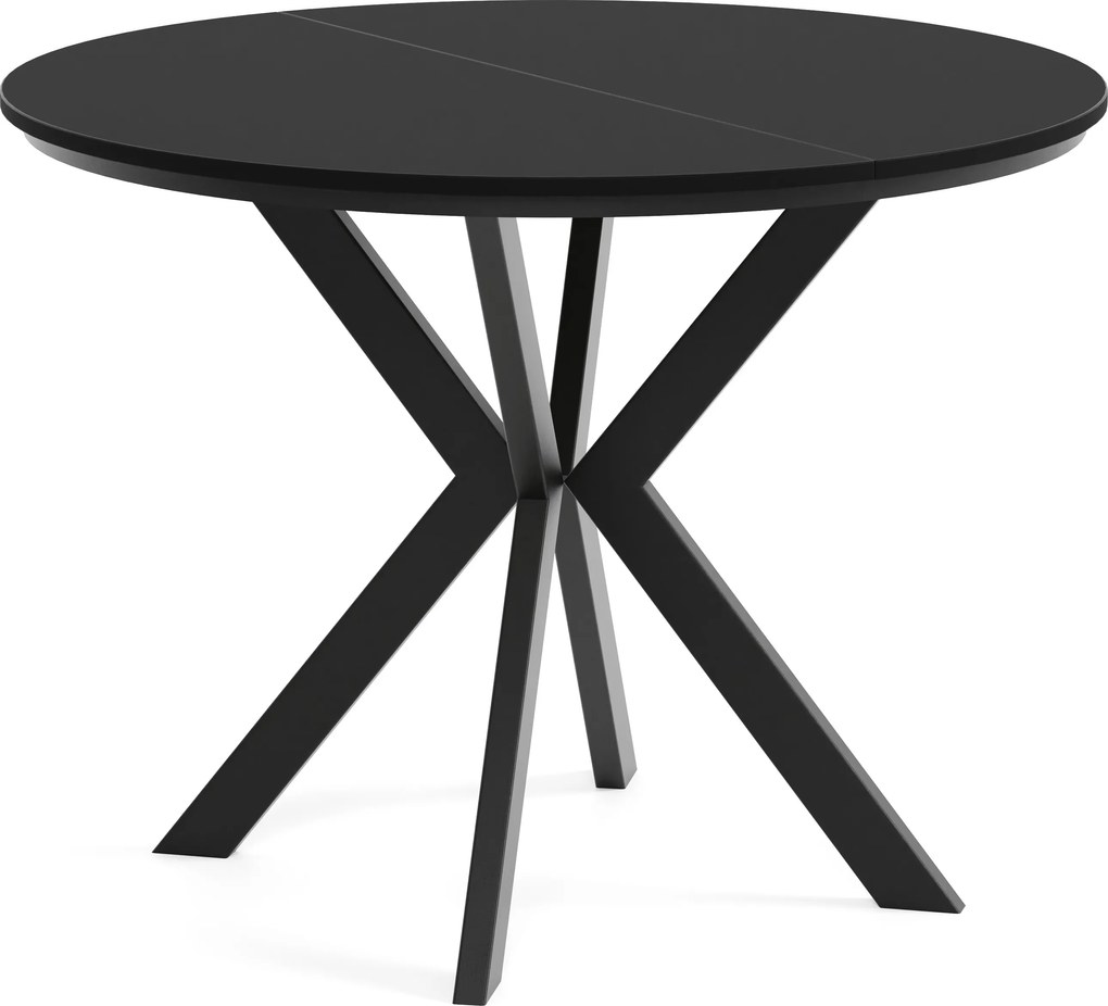 Okrúhly rozkladací jedálensky stôl DEVO PLUS Veľkosť: 90 - 128 cm