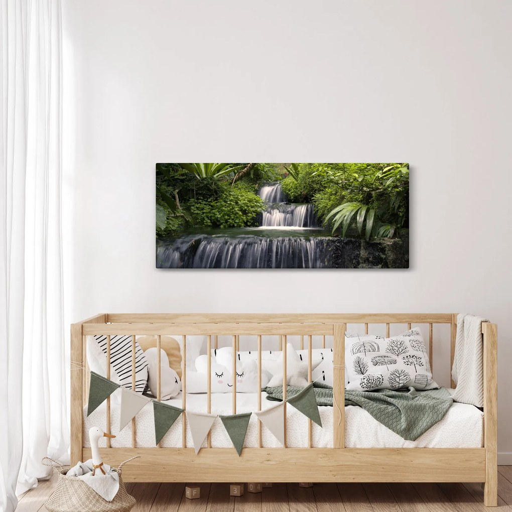 Obraz - Vodopády (120x50 cm)