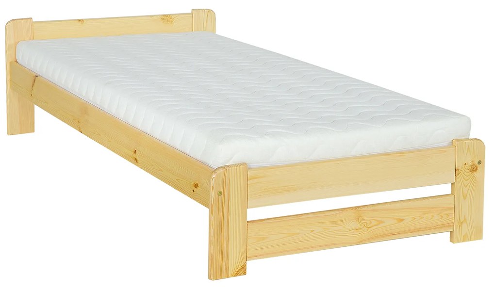 Posteľ z masívu borovice - jednolôžko 200x80 cm - MAX 99