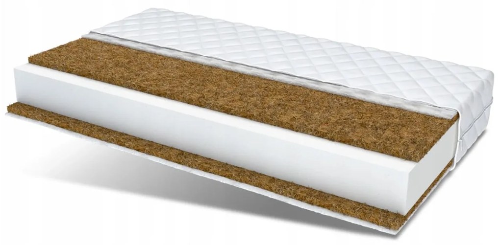 Detský matrac BABY MAX RELAX 140x70x10 cm - kokos / pena / kokos
