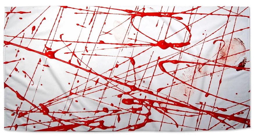 Sablio Uterák Krvavé striekance - 50x100 cm