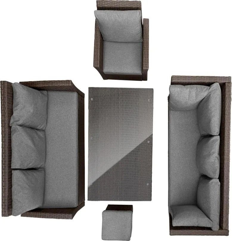 Veľký luxusné ratanový záhradný set Avenberg FIRENZE