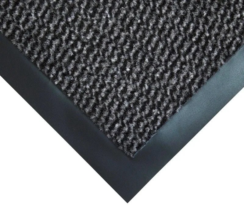 Ekonomická polypropylénová čistiaca rohož, 60 x 90 cm, sivá