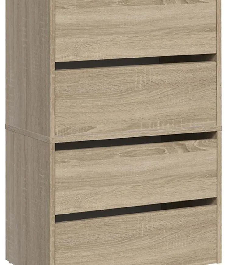 Skrinka na topánky Modo X2 Sonoma