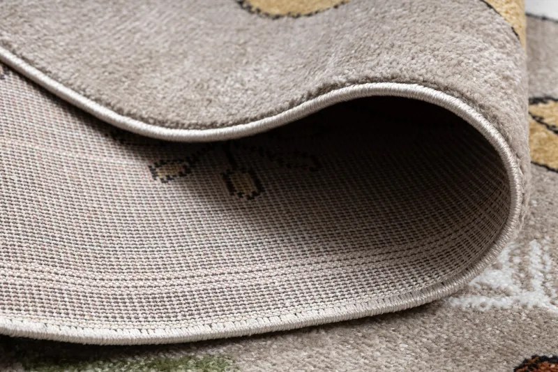 Detský kusový koberec Fun Forester beige, 80x150, viacfarebná, detská izba, Dywany Łuszczów
