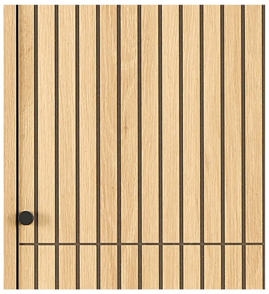 Šatníková skriňa v dekore duba v prírodnej farbe 51x200x60 cm Albany – Actona