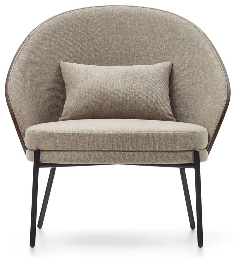 Svetlohnedé kreslo Eamy – Kave Home