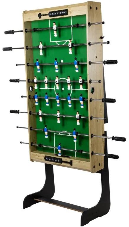 Stolný futbal BELFAST 121 x 101 x 79 cm -  svetlé drevo