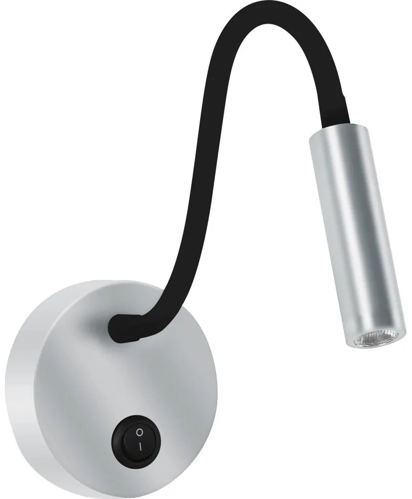 Brilagi - LED Flexibilná nástenná lampa MAYA LED/3W/230V 4000K strieborná