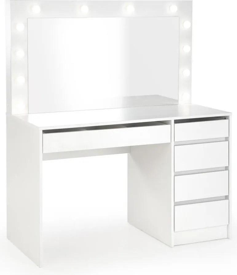 Toaletný stolík AMORIO biely