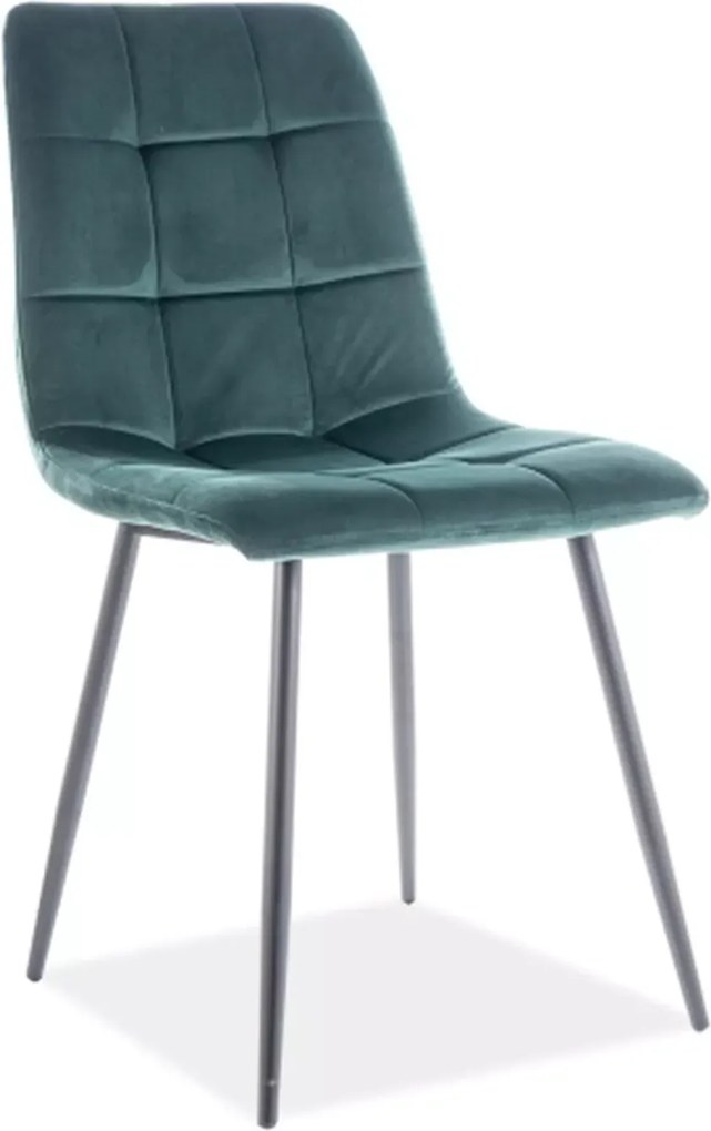 SI Mila Velvet stolička zelená
