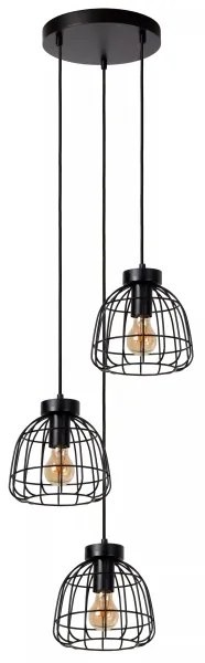 Lucide 00429/13/30 - Luster na lanku FILOX 3xE27/40W/230V