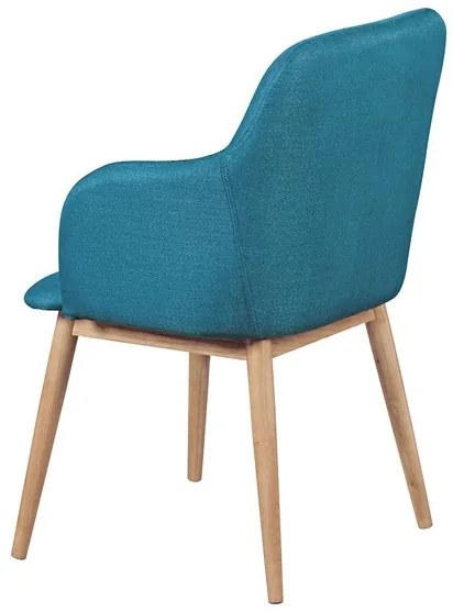 Wohnling Jedálenská stolička v škandinávskom štýle (petrolejová)  (100235621)