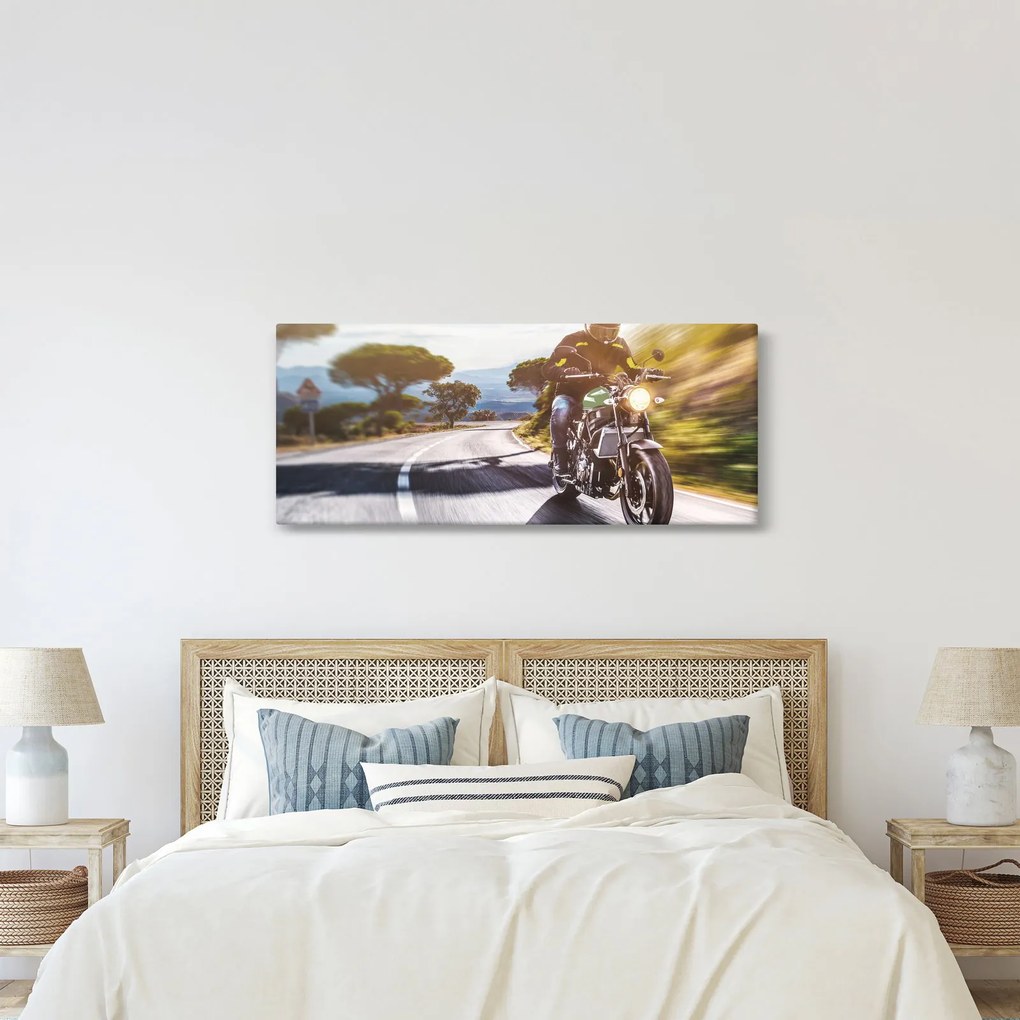 Obraz - Motorkár (120x50 cm)