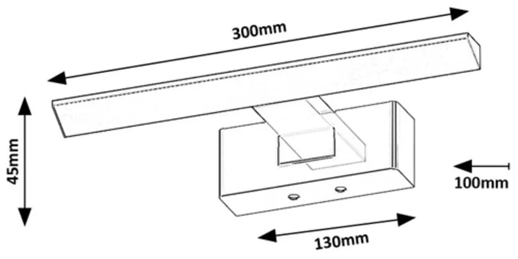 Rabalux LORIC LED kúpeľňové svietidlo 75024