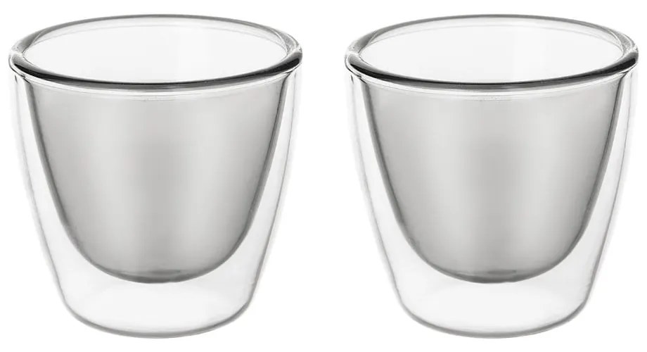 Sklenené hrnčeky na espresso v súprave 2 ks 110 ml – Orion
