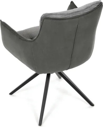 Jedálenská stolička sivá DCH-D1345 GREY2