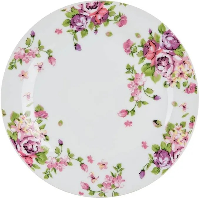 Jedálenský servis (30 dielov) Beauty, kvetinový vzor