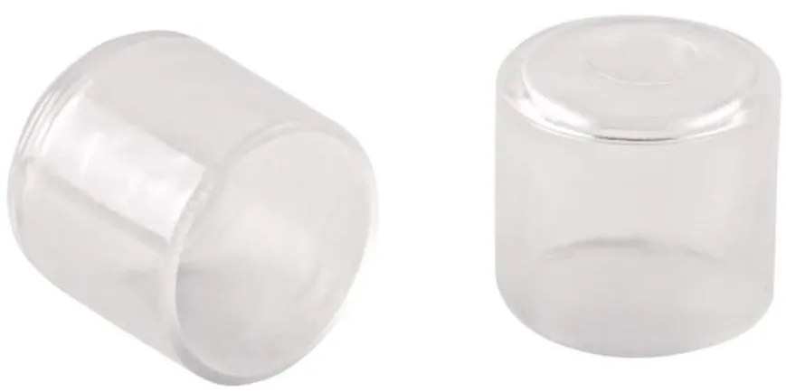 Nábytkové  kryty na nohy stoličiek číre 18 mm