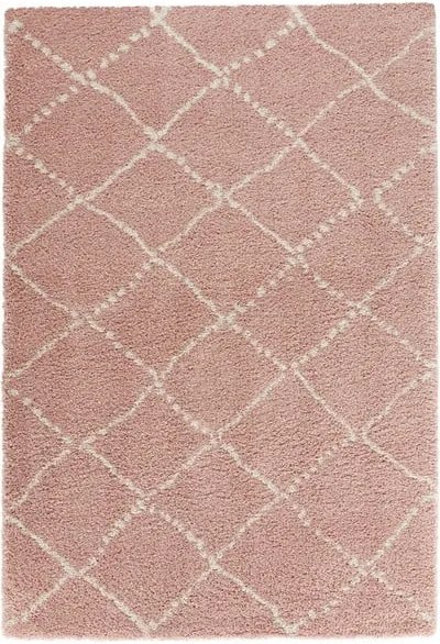 ružový koberec Mint Rugs Allure Ronno Rose Creme, 160 x 230 cm