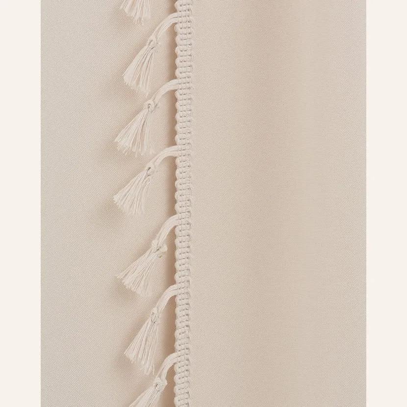 Dekorstudio Dekoračný záves LARA na riasiacu pásku - krémový Rozmer závesu: 140x250cm