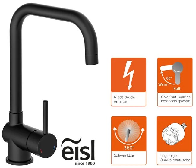 Eisl Drezová batéria Futura (čierna)  (100335806)