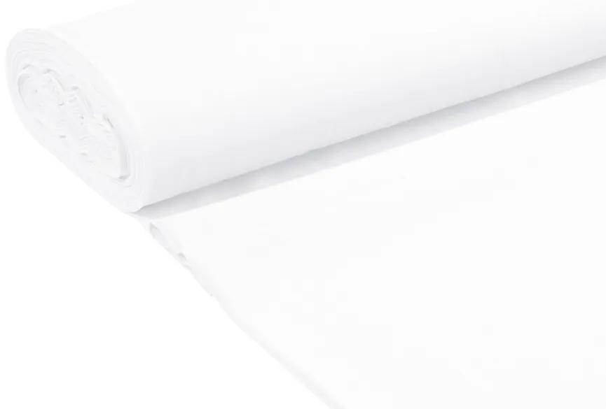 Biante Dekoračný oválny obrus Rongo RG-045 Biely 120x160 cm