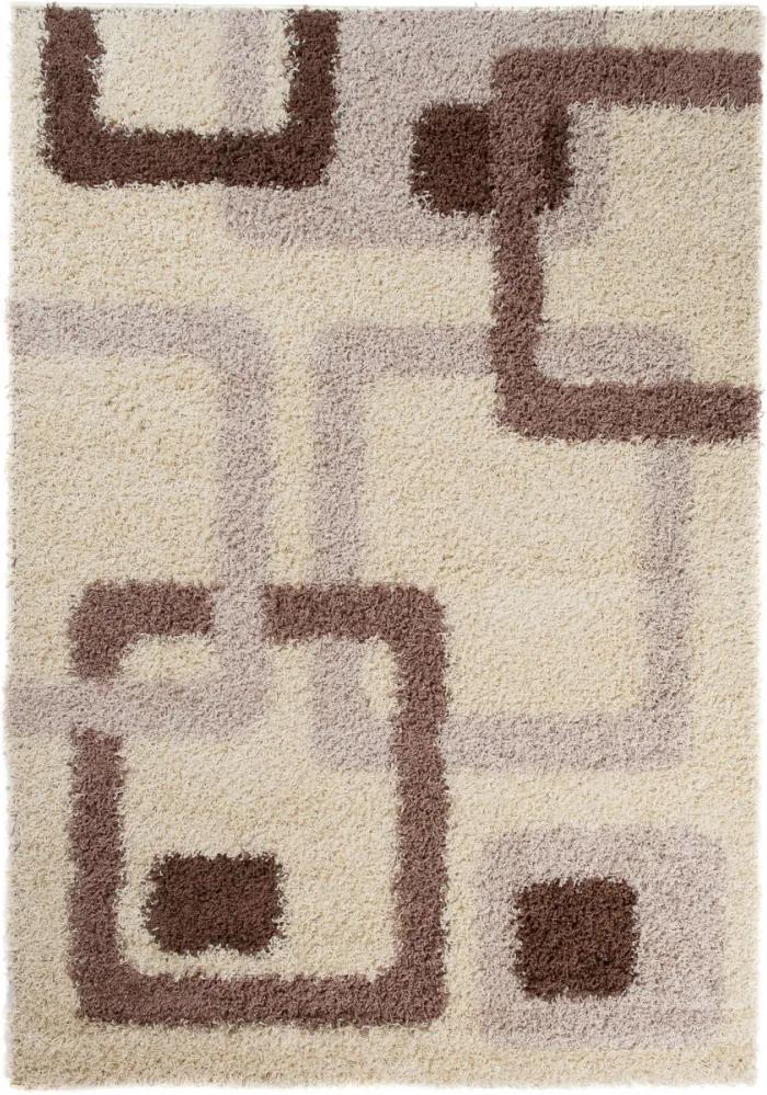 Kusový koberec Shaggy Cube krémový, Velikosti 240x330cm