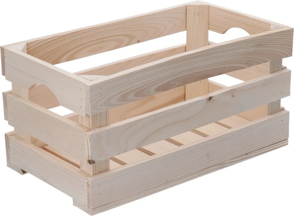 ČistéDrevo Drevená debnička 40 x 22 x 20 cm