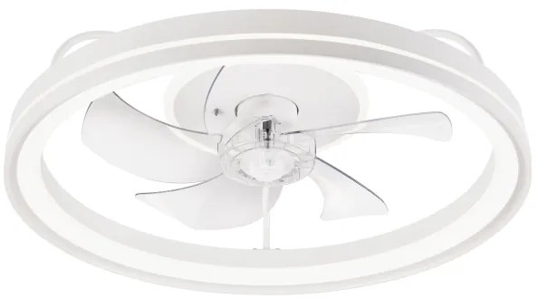 LED Stropné svietidlo s ventilátorom FARGO LED/37W/230V biela + DO