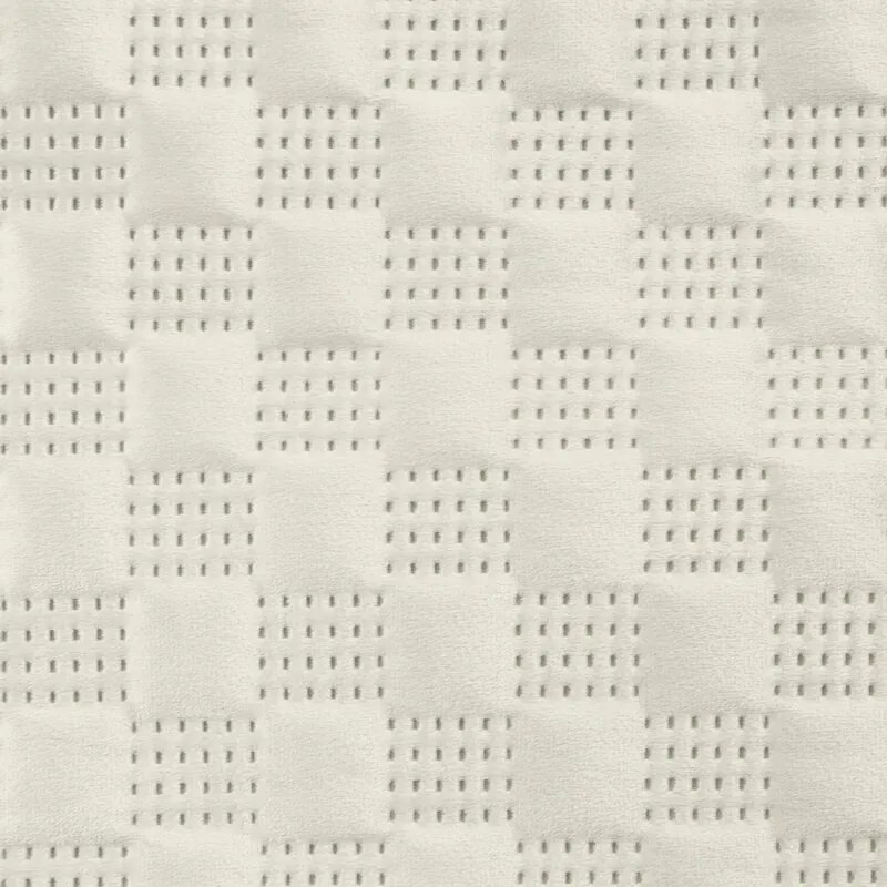 Dekorstudio Zamatový prehoz na posteľ SOFIA4 v krémovej farbe Rozmer prehozu (šírka x dĺžka): 220x240cm