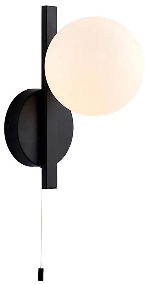 Endon 94081 - Kúpeľňové nástenné svietidlo SPA 1xG9/3W/230V IP44 čierne