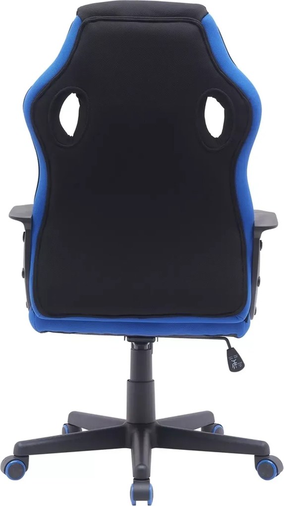 SI Otočná stolička Dakar čierna - modrá