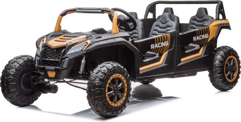 LEAN CARS Elektrická bugina Buggy A033 4x4 24V zlatá