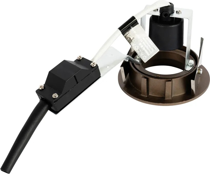 Moderné zapustené bodové svetlo tmavo bronzové naklápateľné - Cisco