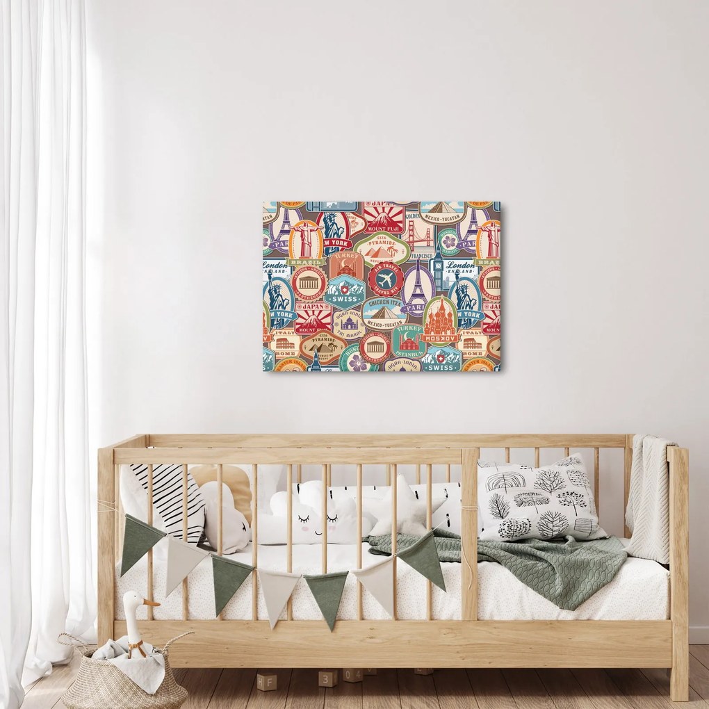 Obraz cestovateľa (70x50 cm)