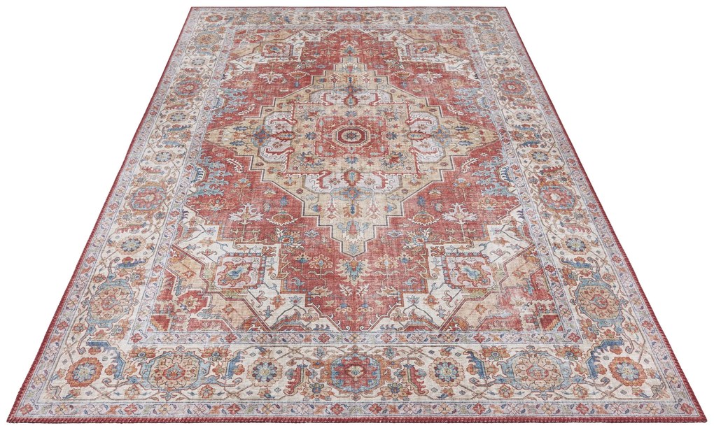 Hanse Home, Kusový koberec Asmar 104013 Brick / Red, 80x200, červená, obývacia izba