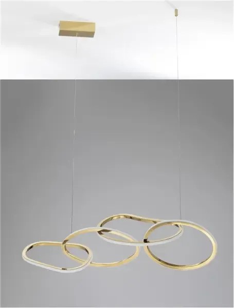 LED luster Girish 100 zlaté