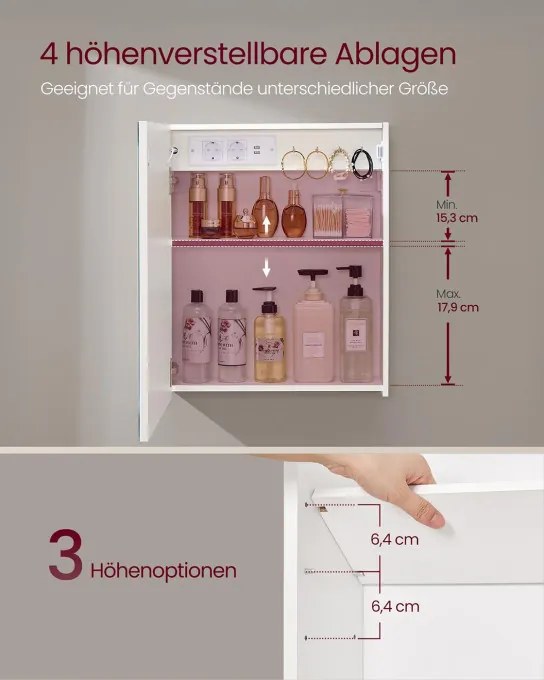 Zrkadlová skrinka BBK133W01